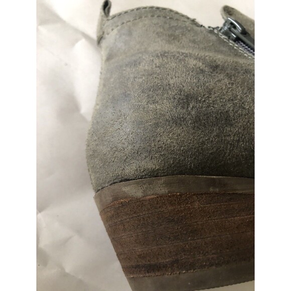 Carlos by Carlos Santana Women's Ankle Boots Suede Size 7.5 Brown 1.5" Heel - Picture 5 of 7